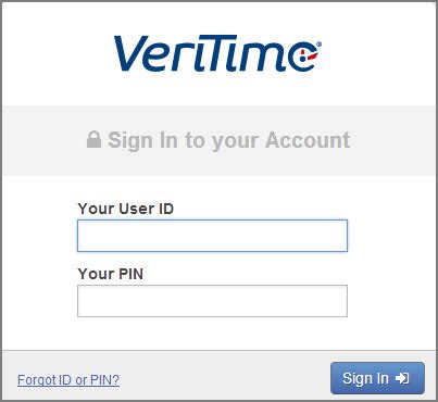 veritime log in